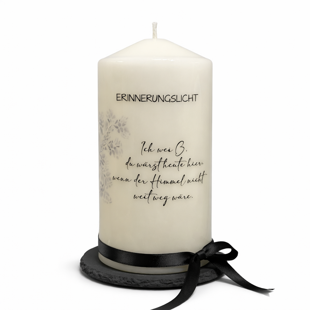 Stumpenkerzen - Erinnerungslicht